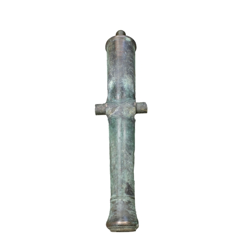 301 - An important French Napoleonic bronze Pierrier cannon dated 1804 model 1786, the base ring inscribed... 