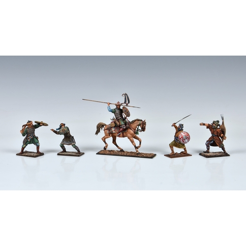 605 - Aero Art - The St. Petersburg Collection - 54mm hand painted Saracen Warriors numbers 3740.3, 3523, ... 