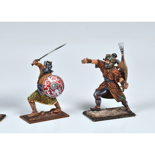 605 - Aero Art - The St. Petersburg Collection - 54mm hand painted Saracen Warriors numbers 3740.3, 3523, ... 