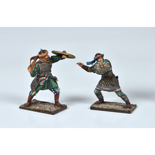 605 - Aero Art - The St. Petersburg Collection - 54mm hand painted Saracen Warriors numbers 3740.3, 3523, ... 