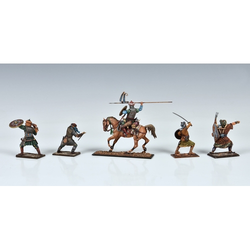 605 - Aero Art - The St. Petersburg Collection - 54mm hand painted Saracen Warriors numbers 3740.3, 3523, ... 