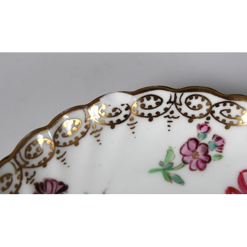 68 - Eight Adderleys Ltd bone china tea cups and saucers floral design with gilding, factory mark beneath... 