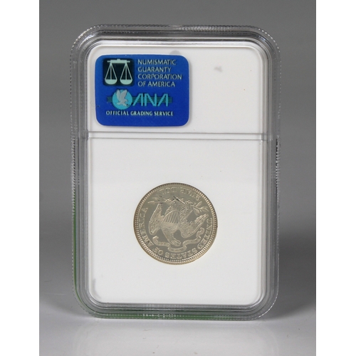 1 - An extremely rare and scarce United States of America 1891 Seated Liberty Quarter (25c) NGC Graded P... 