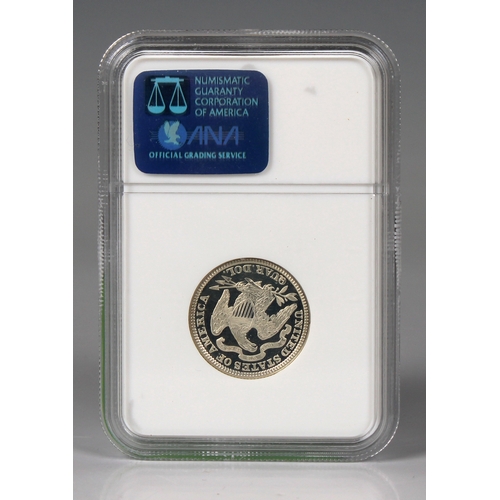 1 - An extremely rare and scarce United States of America 1891 Seated Liberty Quarter (25c) NGC Graded P... 