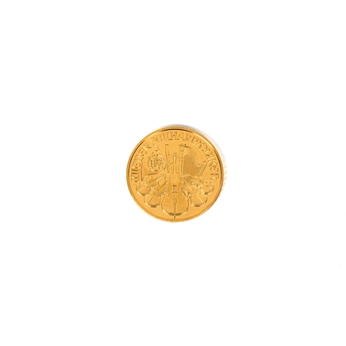 132 - A Münze Österreich Vienna Austria 2003 1oz Gold (.999) 100 Euro coin.