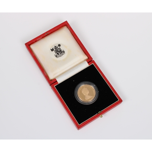 164 - A States of Jersey Royal Wedding £2 22ct gold coin 1981, 15.98g, commemorating the wedding of HRH Th... 