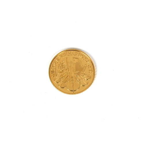 168 - A Münze Österreich Vienna Austria 2003 1oz Gold (.999) 100 Euro coin.