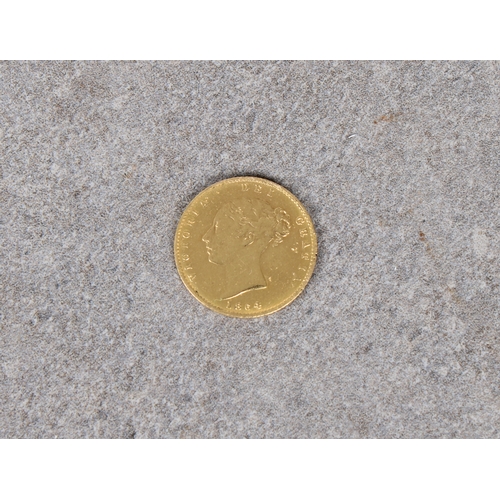 192 - An 1864 Victorian Gold Half Sovereign.