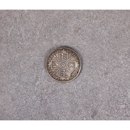 219 - A Victorian silver 1889 Jubilee head two (double) Florin.