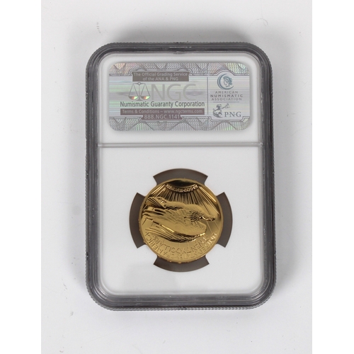 7 - A St-Gaudens Ultra High Relief 2009 1oz $20 Double Eagle gold coin - NGC graded MS70, 3231295-00, mi... 