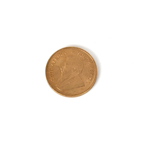 89 - A South Africa 1975 Full 1oz fine gold Krugerrand coin.