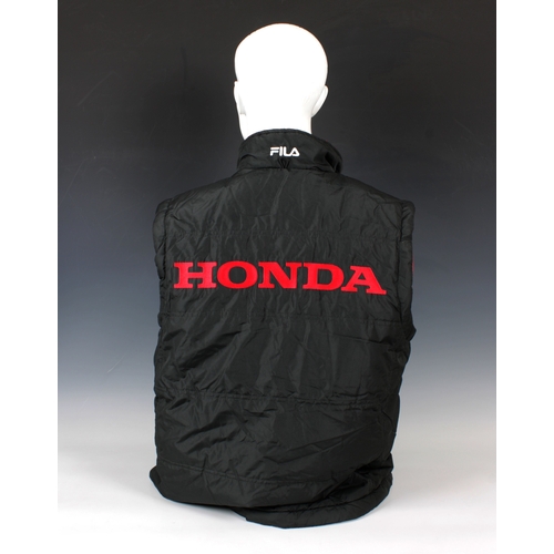 1334 - Grand Prix F1 interest - Honda Racing Team woman's clothing to include a water proof zip up jacket; ... 