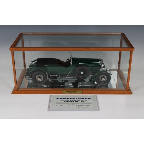 1339 - A rare 1:12 scale model of a 1930 8 Litre Bentley by Fulgurex Swiss, model number 12502, very well d... 