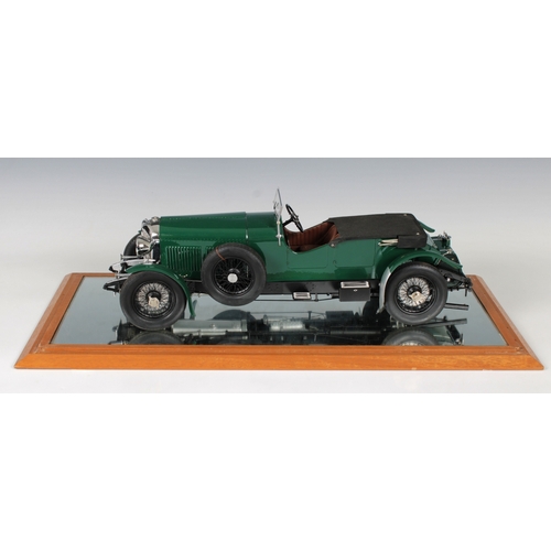 1339 - A rare 1:12 scale model of a 1930 8 Litre Bentley by Fulgurex Swiss, model number 12502, very well d... 