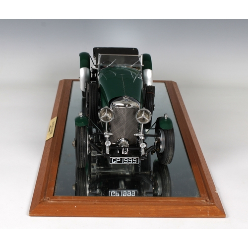 1339 - A rare 1:12 scale model of a 1930 8 Litre Bentley by Fulgurex Swiss, model number 12502, very well d... 