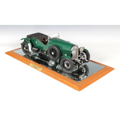 1339 - A rare 1:12 scale model of a 1930 8 Litre Bentley by Fulgurex Swiss, model number 12502, very well d... 