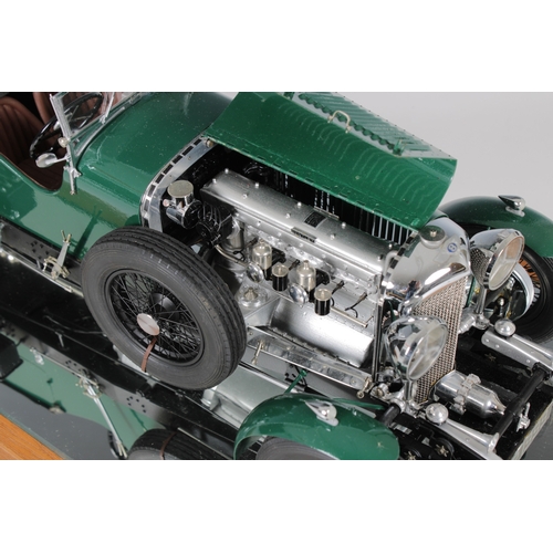 1339 - A rare 1:12 scale model of a 1930 8 Litre Bentley by Fulgurex Swiss, model number 12502, very well d... 