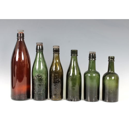 1396 - A collection of Guernsey bottles various types and manufactures, to include Hitchins & Son, R W Rand... 