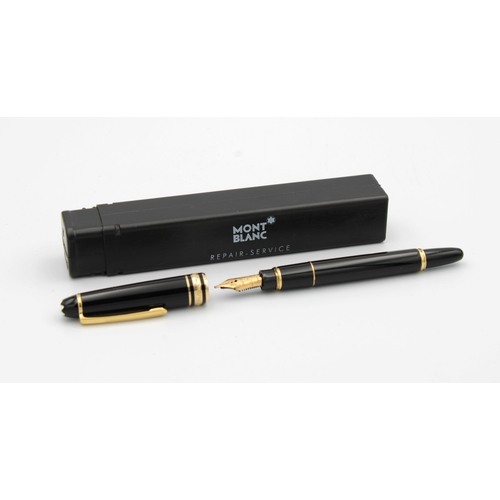 1431 - A gold mounted Mont Blanc fountain pen serial number 