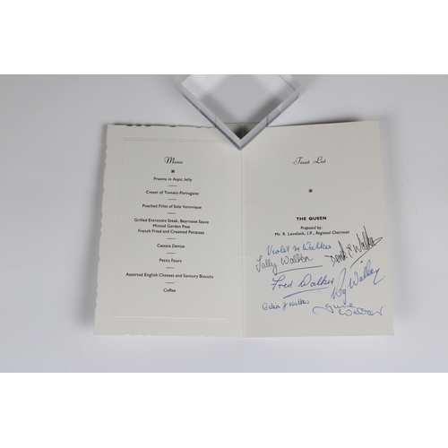 1438 - A menu card for a dinner at the Grand Hotel Brighton Thursday 2nd October 1969, held by the General ... 