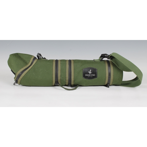 1442 - A Swarovski Habicht AT80 HD spotting scope in green canvas bag.