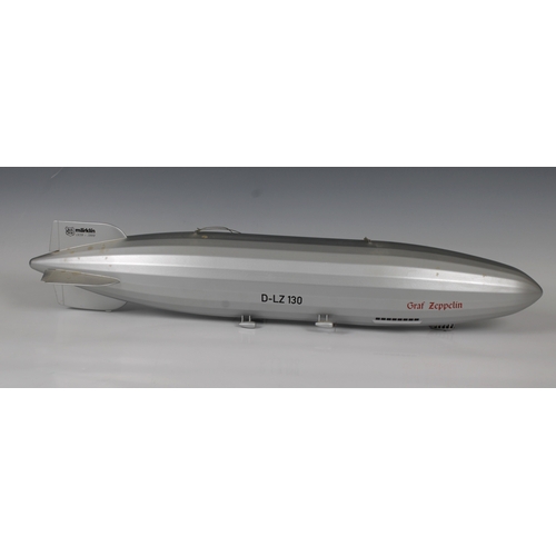 1494 - A Marklin Luftschiff 'Graff Zeppelin' late 1990's, model 11400, 60cm. long, silver painted with ?Gra... 