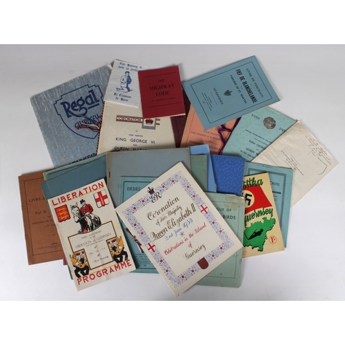 555 - A large collection of Guernsey ephemera etc - To include a brochure & invitation for the opening of ... 