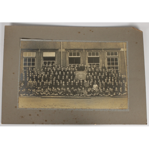 561 - Guernsey Military and school interest - A collection of black & white photographs to include a group... 