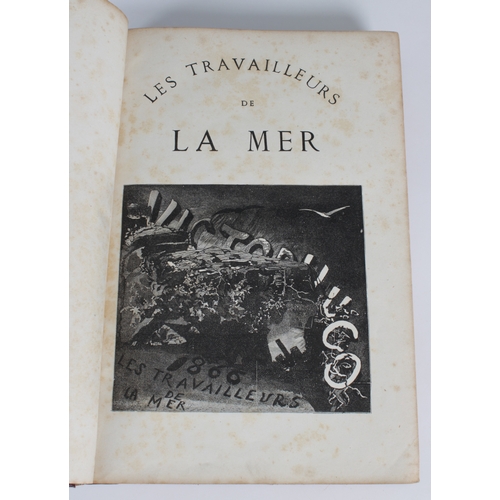 622 - Hugo (Victor) Les Travailleurs de la Mer, 1st illustrated edition, dedicated to the island of Guerns... 