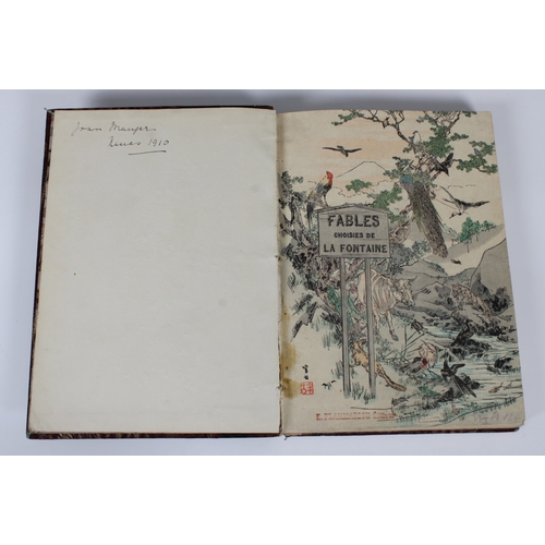 642 - Japanese Fairy Tales Series book 'Choix de Fables de La Fontaine, Illus. Par un Groupe Meilleurs Art... 