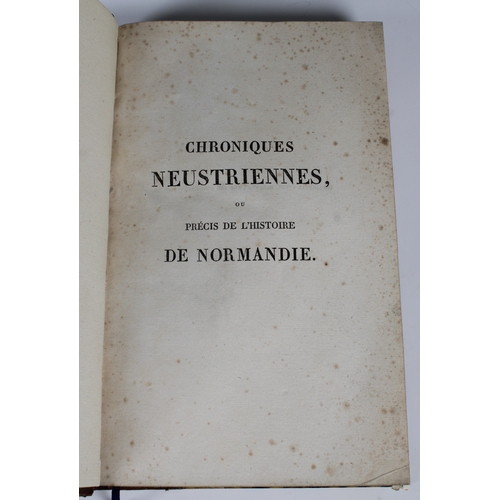 659 - Marie du Mesnil Chroniques Neustriennes, ou prcis de l'histoire de Normandie, ses ducs, ses hros, ... 