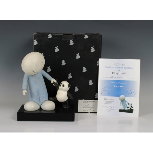 683 - Doug Hyde (British, b.1972) 'Step by Step', signed and numbered 217/395, cold cast porcelain, 25cm x... 