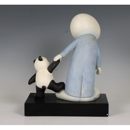 683 - Doug Hyde (British, b.1972) 'Step by Step', signed and numbered 217/395, cold cast porcelain, 25cm x... 