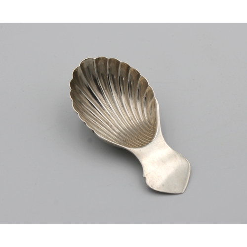 1032 - An Elizabeth III silver caddy spoon with shell-form bowl Francis Howard Ltd, Sheffield, 1978, 8cm. l... 