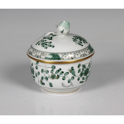 28 - A 20th century Meissen porcelain lidded bowl of 