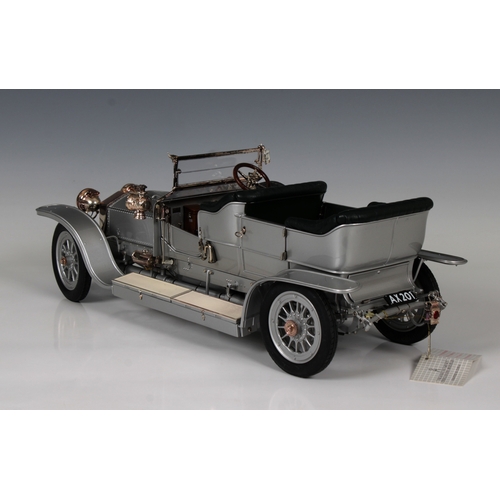 154 - A Franklin Mint precision die cast model Rolls Royce Silver Ghost 1907, 1:12 scale Reg AX201, Frankl... 