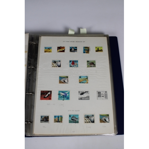 157 - Philately interest - Stamp binder Rhodesia 1905-1983, to include set of six 1905 opening of Victoria... 