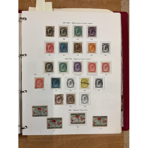 167 - Philately interest - Stamps of Canada housed in Stanley Gibbons album and two stock books, some earl... 