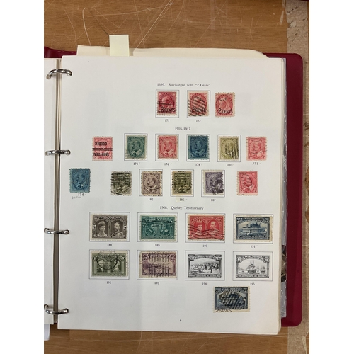 167 - Philately interest - Stamps of Canada housed in Stanley Gibbons album and two stock books, some earl... 