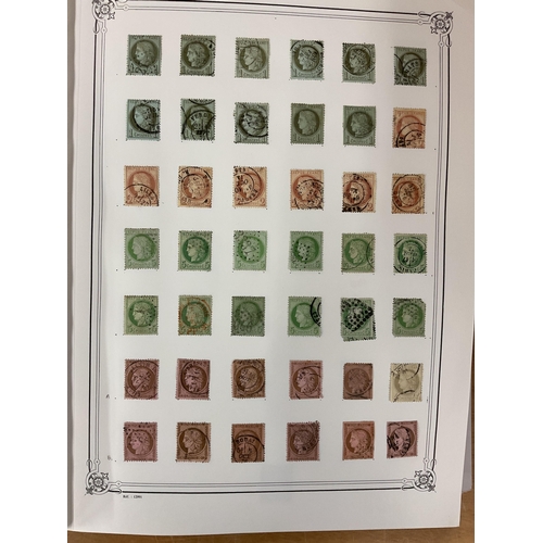 172 - Philately interest - Stamps of France housed in binder, mid 19th century onwards, to include many co... 