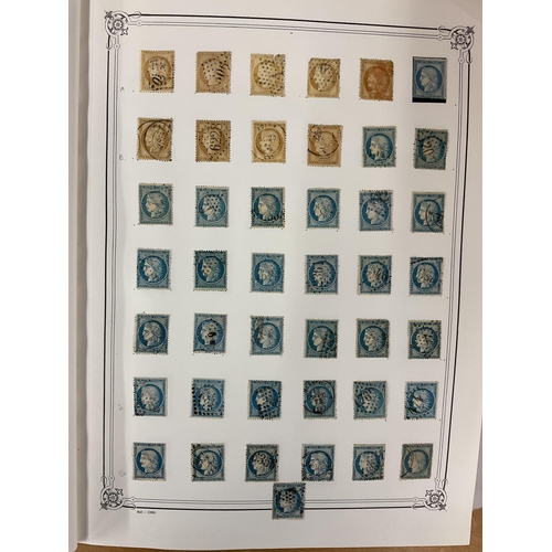 172 - Philately interest - Stamps of France housed in binder, mid 19th century onwards, to include many co... 