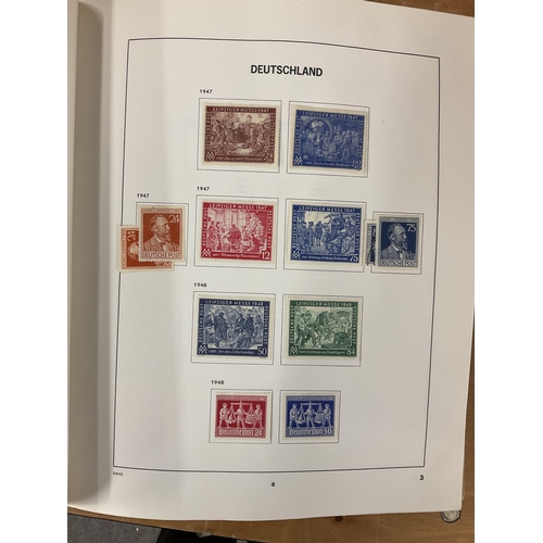 173 - Philately interest - Stamps of Germany housed three binders, 19th century onwards, to include a Davo... 