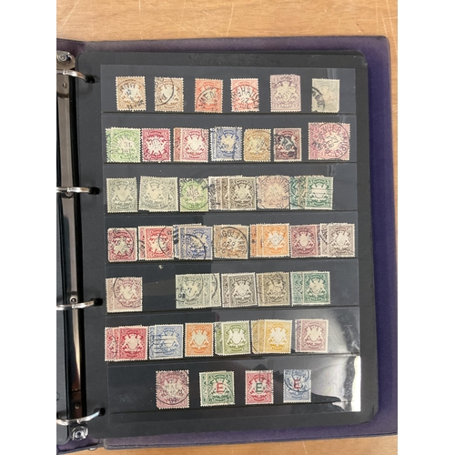 173 - Philately interest - Stamps of Germany housed three binders, 19th century onwards, to include a Davo... 