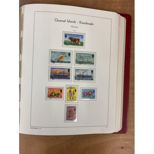 177 - Philately interest - A collection of Guernsey stamps c.1969, to include mint and used, housed in fou... 