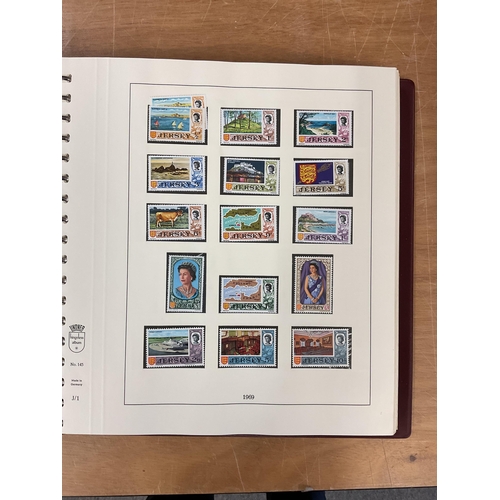 178 - Philately interest - A collection of Jersey stamps c.1969, to include mint and used, housed in six b... 