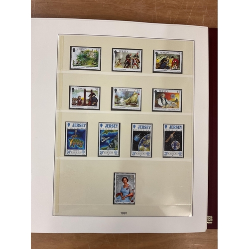 178 - Philately interest - A collection of Jersey stamps c.1969, to include mint and used, housed in six b... 