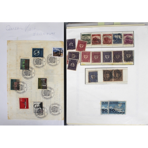 186 - Philately interest - A good a comprehensive collection of German stamps 1850's onwards album / binde... 