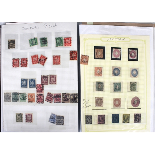 186 - Philately interest - A good a comprehensive collection of German stamps 1850's onwards album / binde... 