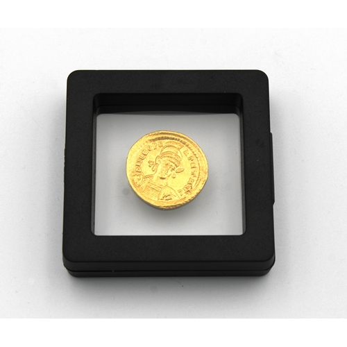 216 - Ancient gold coin - Eastern Roman Empire (Rome) Solidus - Leo I VICTORIA AVGGG; Thessalonica obverse... 