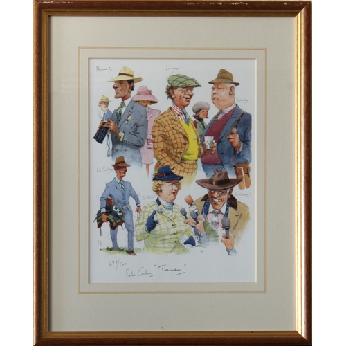 78 - Peter Curling (Irish, b.1955)'Lads', 'Jockeys', 'Trainers' and 'Owners', signed and numbered 278/500... 